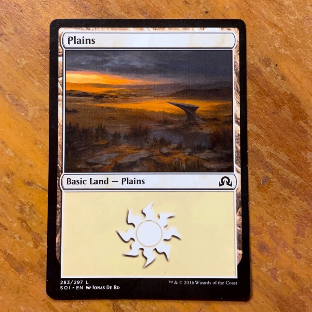 plains 283/297 magic the gathering card